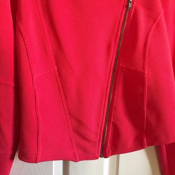 Torrid pink waffle-textured motor jacket size 2X - Picture 8 of 10